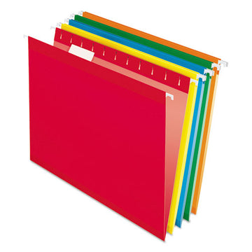 Pendaflex® Colored Reinforced Hanging Folders, Letter Size, 1-5-cut Tab, Burgundy, 25-box freeshipping - TVN Wholesale